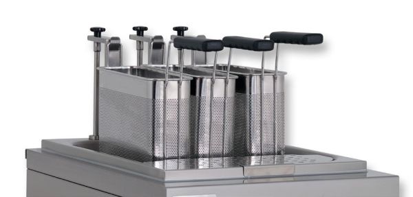 Berner BNK1H Korbhebeautomatik für Nudelkocher für 3 Körbe