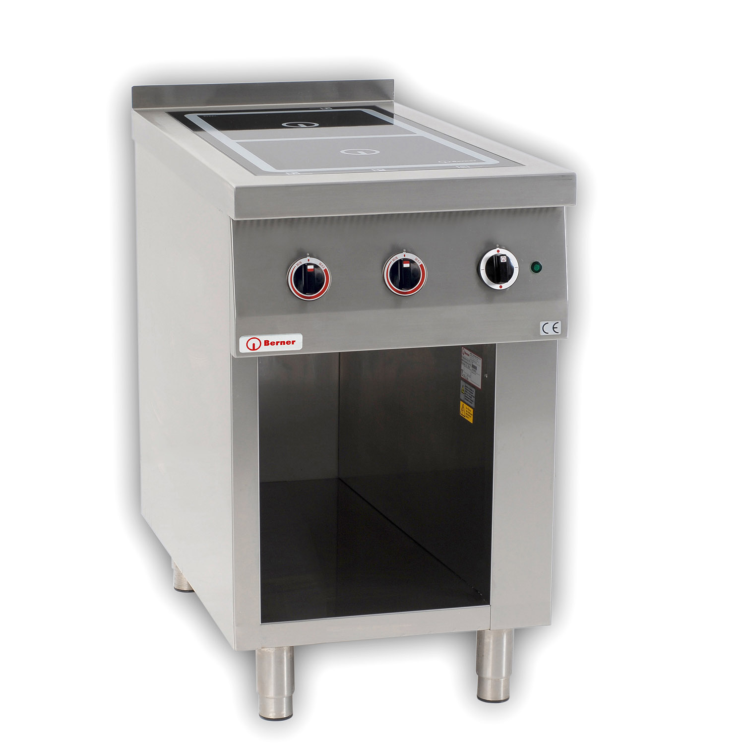 Berner BI2SHFL10 Standherd Induktion 2 Kochstellen FLEX Berner