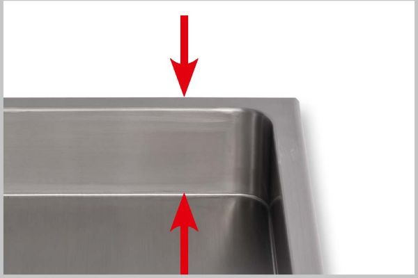 Tiegelhöhe auf Kundenwunsch 90 - 200 mm für Bräter